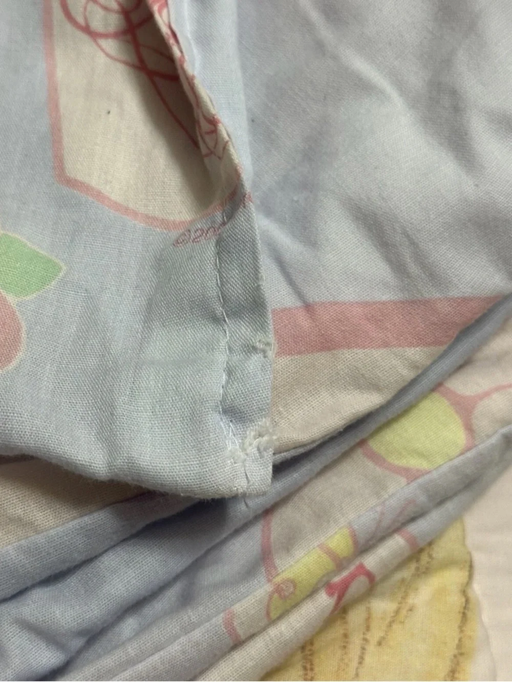 2002 Precious Moments Twin Comforter Quilt Blanket 64x86